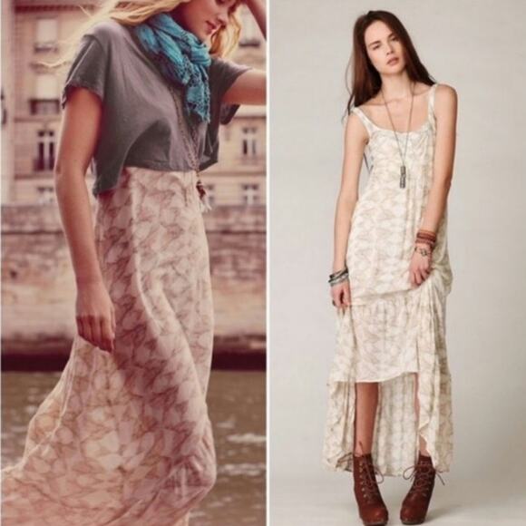 Free People Vintage Love Birds Small Dress - Picture 1 of 6